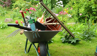 Des travaux de jardinage et d’élagage